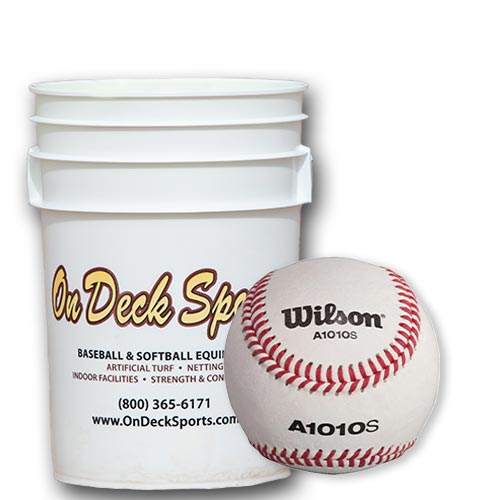 Wilson A1010S 5 doz | Batting Practice Baseball | On Deck Sports