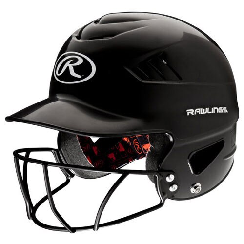 Rawlings Coolflo Batting Helmet With Protective Cage