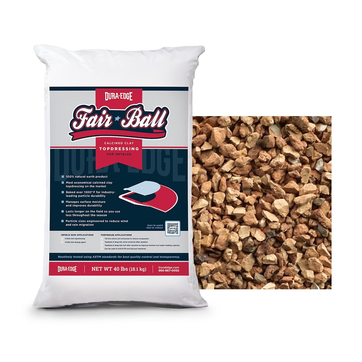 DuraEdge Fair Ball Infield Mix | Infield Prep & Conditioners | On Deck ...
