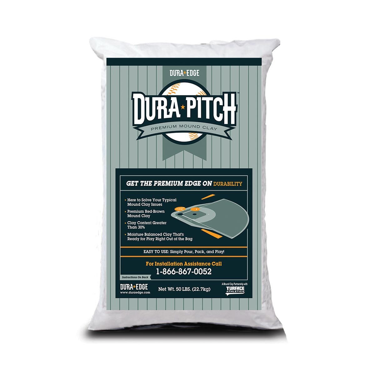 DuraPitch Premium Mound Clay | Infield Prep & Conditioners | On Deck Sports