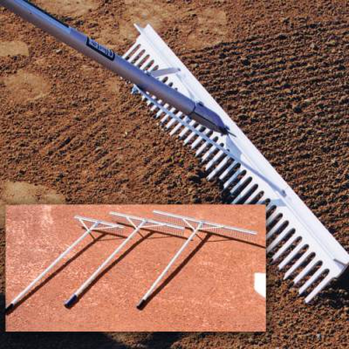 Fieldmaster Rake Aluminum Infield Rake | Ball Field Rakes | On Deck Sports