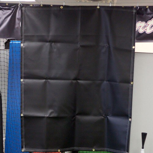 40 oz Black Vinyl Backdrop - 12' x 12' | On Deck Sports