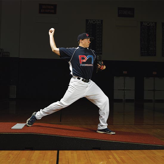 ProMounds Collegiate Practice Pitching Mound with Clay Turf